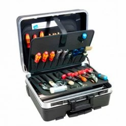 B&W Profi Run Rolling Tool Case With Pocket Boards 19-3/4"L x 16-1/4"W x 10-1/2"H, Black -Tool Storage best sale 120 04 P tools