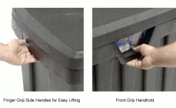 Contico Portable Commercial Tool Storage Chest, 37"L x 21"W x 20"H -Tool Storage best sale 239151 4wco