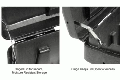 Contico Portable Commercial Tool Storage Chest, 37"L x 21"W x 20"H -Tool Storage best sale 239151 5wco