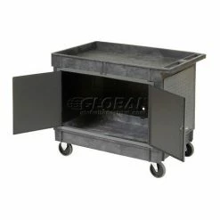 Global Industrial Mobile Tray Top Shelf Maintenance Cart with 5" Rubber Casters 24 Global Industrial Mobile Tray Top Shelf Maintenance Cart with 5" Rubber Casters -Tool Storage best sale 241737 01