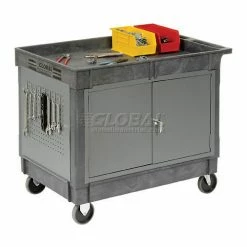 Global Industrial Mobile Tray Top Shelf Maintenance Cart with 5" Rubber Casters 26 Global Industrial Mobile Tray Top Shelf Maintenance Cart with 5" Rubber Casters -Tool Storage best sale 241737 04
