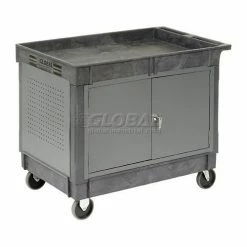 Global Industrial Mobile Tray Top Shelf Maintenance Cart with 5" Rubber Casters 27 Global Industrial Mobile Tray Top Shelf Maintenance Cart with 5" Rubber Casters -Tool Storage best sale 241737 05