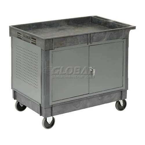 Global Industrial Mobile Tray Top Shelf Maintenance Cart with 5" Rubber Casters 8 Global Industrial Mobile Tray Top Shelf Maintenance Cart with 5" Rubber Casters - Image 6
