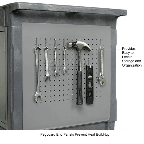 Global Industrial Tray Top Shelf Maintenance Cart with 8" Pneumatic Casters 18 Global Industrial Tray Top Shelf Maintenance Cart with 8" Pneumatic Casters - Image 16