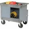 Global Industrial™ Tray Top Shelf Maintenance Cart with 8" Pneumatic Casters -Tool Storage best sale 241738