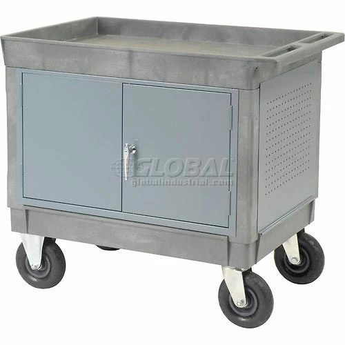 Global Industrial Tray Top Shelf Maintenance Cart with 8" Pneumatic Casters 7 Global Industrial Tray Top Shelf Maintenance Cart with 8" Pneumatic Casters - Image 5