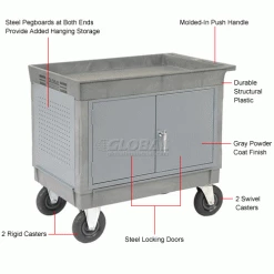 Global Industrial Tray Top Shelf Maintenance Cart with 8" Pneumatic Casters 33 Global Industrial Tray Top Shelf Maintenance Cart with 8" Pneumatic Casters -Tool Storage best sale 241738 1wco