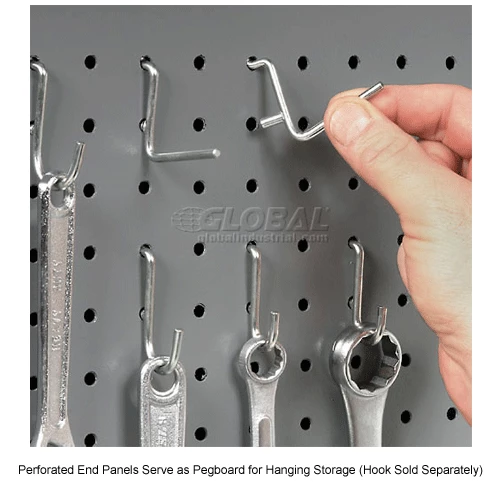 Global Industrial Tray Top Shelf Maintenance Cart with 8" Pneumatic Casters 17 Global Industrial Tray Top Shelf Maintenance Cart with 8" Pneumatic Casters - Image 15