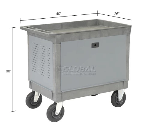 Global Industrial Tray Top Shelf Maintenance Cart with 8" Pneumatic Casters 21 Global Industrial Tray Top Shelf Maintenance Cart with 8" Pneumatic Casters - Image 19