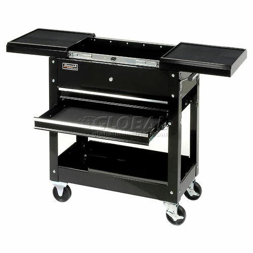 Homak BK06022704 27" 2-Drawer Tool Cart W/ Sliding Top 6 Homak BK06022704 27" 2-Drawer Tool Cart W/ Sliding Top - Image 4