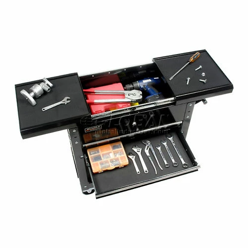 Homak BK06022704 27" 2-Drawer Tool Cart W/ Sliding Top 9 Homak BK06022704 27" 2-Drawer Tool Cart W/ Sliding Top - Image 7