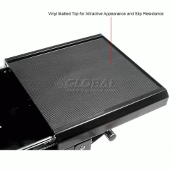 Homak BK06022704 27" 2-Drawer Tool Cart W/ Sliding Top 44 Homak BK06022704 27" 2-Drawer Tool Cart W/ Sliding Top -Tool Storage best sale 309127 4wco