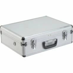 Global Industrial™ Aluminum Tool Case 18" x 14" x 6" with Tool Panel, Foam and Dividers -Tool Storage best sale 493402 05