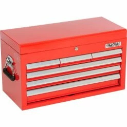 Global Industrial™ 25-15/16" x 12-1/16" x 14-3/4" 6 Drawer Red Tool Chest