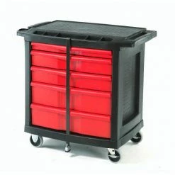 Rubbermaid FG773488BLA 5 Drawer Mobile Work Center 35 Rubbermaid FG773488BLA 5 Drawer Mobile Work Center -Tool Storage best sale 750260