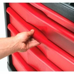 Rubbermaid FG773488BLA 5 Drawer Mobile Work Center 29 Rubbermaid FG773488BLA 5 Drawer Mobile Work Center -Tool Storage best sale 750260 14