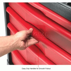 Rubbermaid FG773488BLA 5 Drawer Mobile Work Center 40 Rubbermaid FG773488BLA 5 Drawer Mobile Work Center -Tool Storage best sale 750260 2wco