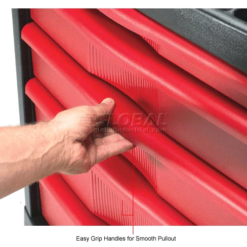 Rubbermaid FG773488BLA 5 Drawer Mobile Work Center 18 Rubbermaid FG773488BLA 5 Drawer Mobile Work Center - Image 16