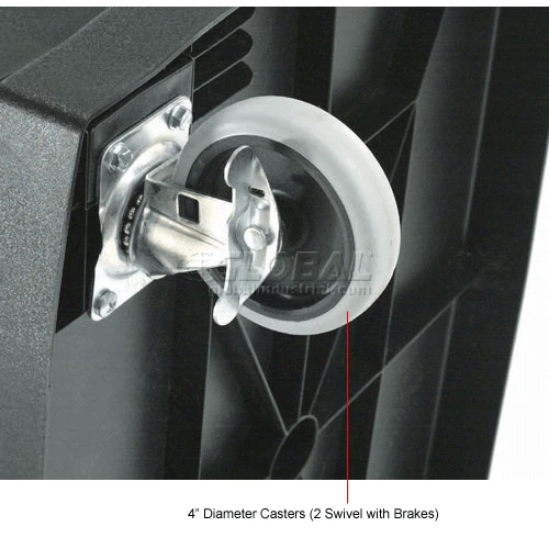 Rubbermaid FG773488BLA 5 Drawer Mobile Work Center 23 Rubbermaid FG773488BLA 5 Drawer Mobile Work Center - Image 21