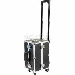 Vestil CASE-F Aluminum Storage Case, 16"L x 10"W x 11"H, Black/Silver -Tool Storage best sale B1174787 1