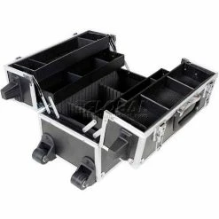 Vestil CASE-F Aluminum Storage Case, 16"L x 10"W x 11"H, Black/Silver -Tool Storage best sale B1174787 2