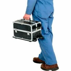 Vestil CASE-F Aluminum Storage Case, 16"L x 10"W x 11"H, Black/Silver -Tool Storage best sale B1174787 4