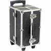 Vestil CASE-F Aluminum Storage Case, 16"L x 10"W x 11"H, Black/Silver