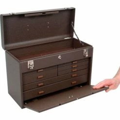 Kennedy® 520B Signature Series 20-1/8"W X 8-1/2"D X 13-5/8"H 7 Drawer Brown Machinists Chest -Tool Storage best sale B211549 02
