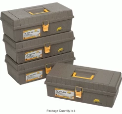 Plano Molding 100-000 Toolbox No Tray 15-3/8"L x 7-3/4"W x 5-1/4"H Gray - Pkg Qty 4 -Tool Storage best sale B2277506IN 2wco