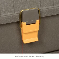 Plano Molding 100-000 Toolbox No Tray 15-3/8"L x 7-3/4"W x 5-1/4"H Gray - Pkg Qty 4 -Tool Storage best sale B2277506IN 3wco