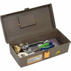 Plano Molding 100-000 Toolbox No Tray 15-3/8"L x 7-3/4"W x 5-1/4"H Gray - Pkg Qty 4 -Tool Storage best sale B2277506 03