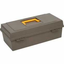 Plano Molding 100-000 Toolbox No Tray 15-3/8"L x 7-3/4"W x 5-1/4"H Gray - Pkg Qty 4 -Tool Storage best sale B2277506 04