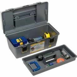 Plano Molding 652-009 Toolbox with Tray and (2) compartment boxes 20-1/4"L x 10-7/8"W x 9-1/8"H Gray - Pkg Qty 4 21 Plano Molding 652-009 Toolbox with Tray and (2) compartment boxes 20-1/4"L x 10-7/8"W x 9-1/8"H Gray - Pkg Qty 4 -Tool Storage best sale B2277508 03