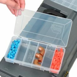 Plano Molding 652-009 Toolbox with Tray and (2) compartment boxes 20-1/4"L x 10-7/8"W x 9-1/8"H Gray - Pkg Qty 4 26 Plano Molding 652-009 Toolbox with Tray and (2) compartment boxes 20-1/4"L x 10-7/8"W x 9-1/8"H Gray - Pkg Qty 4 -Tool Storage best sale B2277508 08