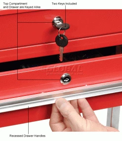 Sunex Tools 8013A 30" Red Tool Cart W/ Locking Top & Drawer -Tool Storage best sale B643114 4wco