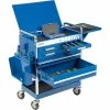 Sunex Tools 8045BL 27" Professional 5 Drawer Blue Tool Cart W/ Locking Top 1 Sunex Tools 8045BL 27" Professional 5 Drawer Blue Tool Cart W/ Locking Top -Tool Storage best sale B788165