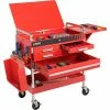Sunex Tools 8013ADELUXE 4 Drawer Deluxe Red Tool Cart W/ Locking Top & Drawers -Tool Storage best sale B982816