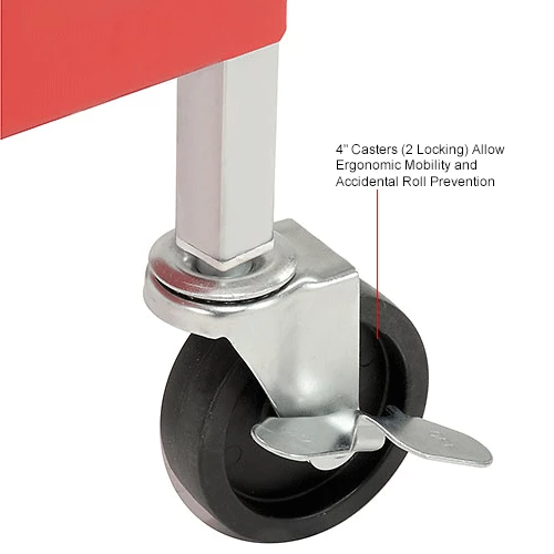 Sunex Tools 8013ADELUXE 4 Drawer Deluxe Red Tool Cart W/ Locking Top & Drawers 23 Sunex Tools 8013ADELUXE 4 Drawer Deluxe Red Tool Cart W/ Locking Top & Drawers - Image 21