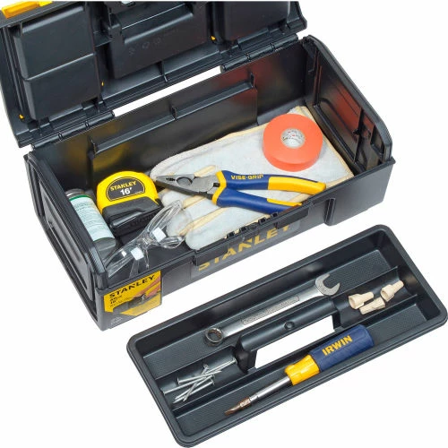 Stanley STST16410 Stst16410, Basic Tool Box, 16" 7 Stanley STST16410 Stst16410, Basic Tool Box, 16" - Image 5