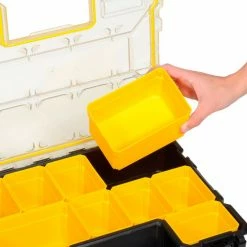 Stanley FMST14820 Fatmax® 17-1/2" x 14" x 4-1/2" 10 Compartment Professional Organizer -Tool Storage best sale B983299 05
