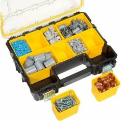 Stanley FMST14820 Fatmax® 17-1/2" x 14" x 4-1/2" 10 Compartment Professional Organizer -Tool Storage best sale B983299 06