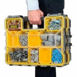 Stanley FMST14820 Fatmax® 17-1/2" x 14" x 4-1/2" 10 Compartment Professional Organizer -Tool Storage best sale B983299 10