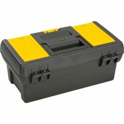 Stanley STST13011 Series 2000 12-1/2" Tool Box W/ Plastic Latch -Tool Storage best sale B983343 04
