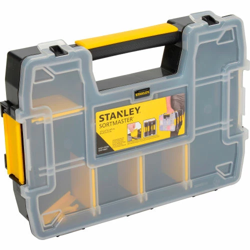 Stanley STST14021 Sortmaster™ 11-1/2" x 8-1/2" x 2-1/2" Compartment Storage Box 3 Stanley STST14021 Sortmaster™ 11-1/2" x 8-1/2" x 2-1/2" Compartment Storage Box