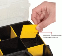 Stanley STST14021 Sortmaster™ 11-1/2" x 8-1/2" x 2-1/2" Compartment Storage Box 35 Stanley STST14021 Sortmaster™ 11-1/2" x 8-1/2" x 2-1/2" Compartment Storage Box -Tool Storage best sale B983344IN 3wco