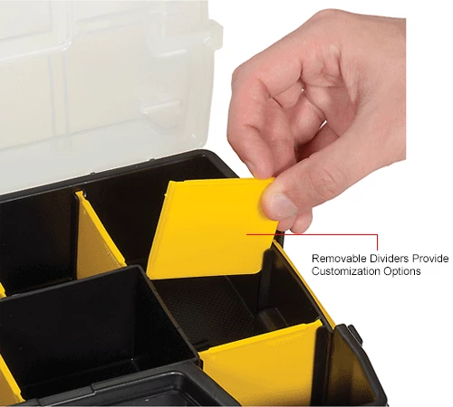 Stanley STST14021 Sortmaster™ 11-1/2" x 8-1/2" x 2-1/2" Compartment Storage Box 17 Stanley STST14021 Sortmaster™ 11-1/2" x 8-1/2" x 2-1/2" Compartment Storage Box - Image 15