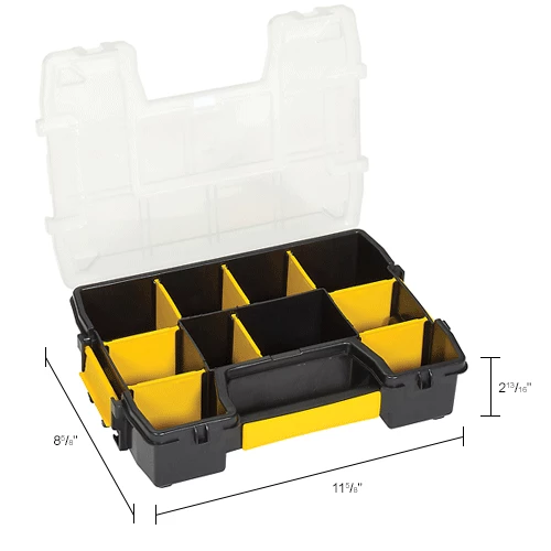 Stanley STST14021 Sortmaster™ 11-1/2" x 8-1/2" x 2-1/2" Compartment Storage Box 20 Stanley STST14021 Sortmaster™ 11-1/2" x 8-1/2" x 2-1/2" Compartment Storage Box - Image 18