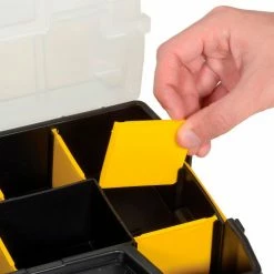 Stanley STST14021 Sortmaster™ 11-1/2" x 8-1/2" x 2-1/2" Compartment Storage Box 27 Stanley STST14021 Sortmaster™ 11-1/2" x 8-1/2" x 2-1/2" Compartment Storage Box -Tool Storage best sale B983344 06