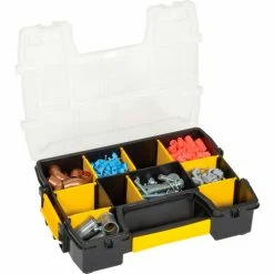 Stanley STST14021 Sortmaster™ 11-1/2" x 8-1/2" x 2-1/2" Compartment Storage Box 28 Stanley STST14021 Sortmaster™ 11-1/2" x 8-1/2" x 2-1/2" Compartment Storage Box -Tool Storage best sale B983344 07