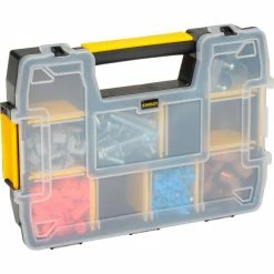 Stanley STST14021 Sortmaster™ 11-1/2" x 8-1/2" x 2-1/2" Compartment Storage Box 29 Stanley STST14021 Sortmaster™ 11-1/2" x 8-1/2" x 2-1/2" Compartment Storage Box -Tool Storage best sale B983344 08
